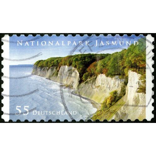 Timbre Oblitéré Deutschland, National Park Jasmund, 55