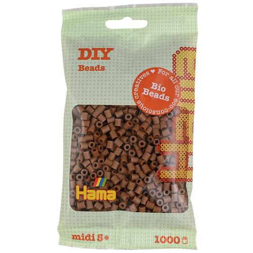 Hama Midi Sachet 1000 Perles Bio Marron Glacé