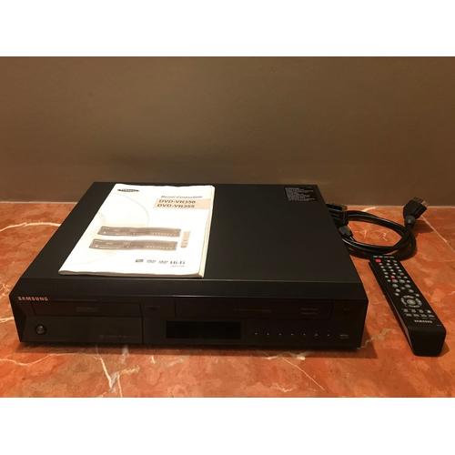 Combiné dvd/vhs haut de gamme samsung DVD-VR350 avec sa télécommande 