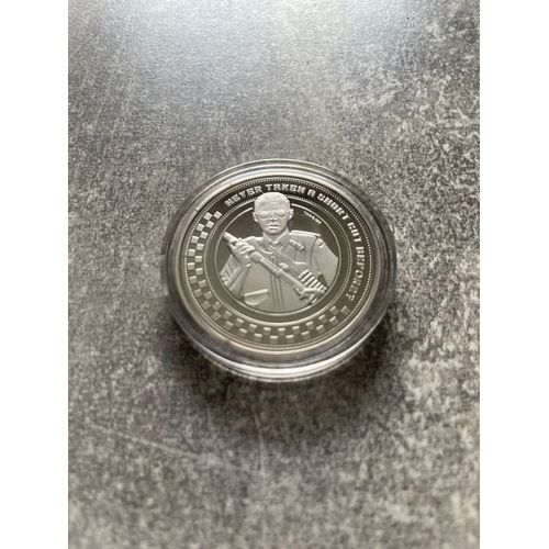 Pièce En Métal, Jeton, Hot Fuzz Couleur Argent En Édition Limitée.