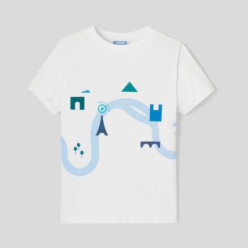 T-Shirt Manches Courtes Enfant Garçon - Blanc (Jacadi)