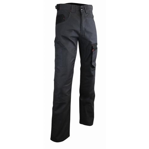 Pantalon Ciment 300gr Sans Poche Genoux Lma Gris Nuit / Noir - T.46 - 1266 T46