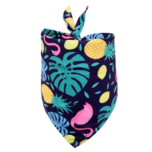 Bandana D'été Pour Petit Chien,Fournitures Pour Animaux De Compagnie,Impression De Fruits,Écharpe,Mini Chiens,Chiots,Bavoirs,Accessoires De Toilettage,1 Pièce - Type 62x43x43cm #D