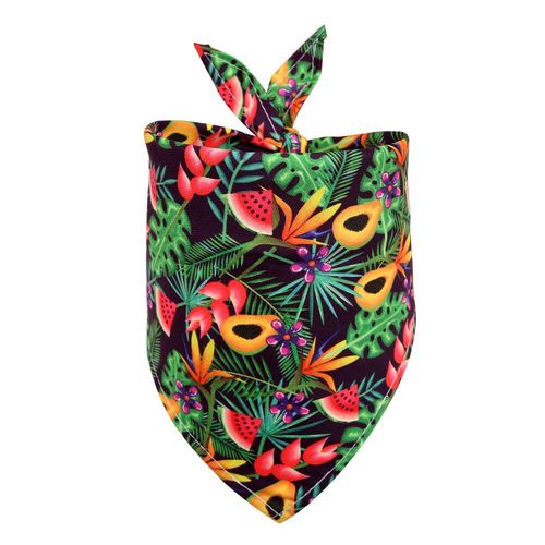 Bandana D'été Pour Petit Chien,Fournitures Pour Animaux De Compagnie,Impression De Fruits,Écharpe,Mini Chiens,Chiots,Bavoirs,Accessoires De Toilettage,1 Pièce - Type 62x43x43cm #G