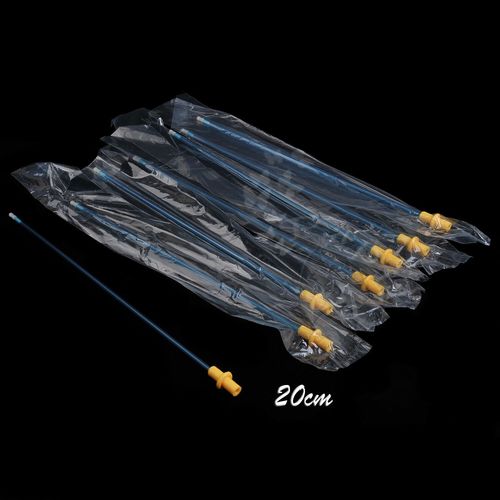 Cathéter D'indentation Artificielle Jetable Pour Chien De Compagnie,Tiges,Tubes D'élevage,En Caoutchouc Souple,Cathéter De Sperme Canin Pour Chien - Type 20cm-0-8kg-100 Pieces