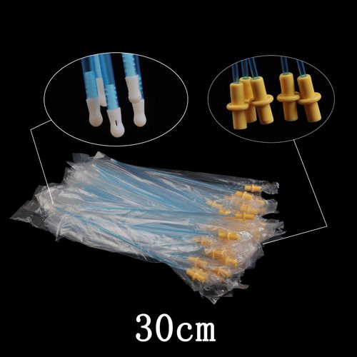 Cathéter D'indentation Artificielle Jetable Pour Chien De Compagnie,Tiges,Tubes D'élevage,En Caoutchouc Souple,Cathéter De Sperme Canin Pour Chien - Type 30cm-8-15kg-20 Pieces