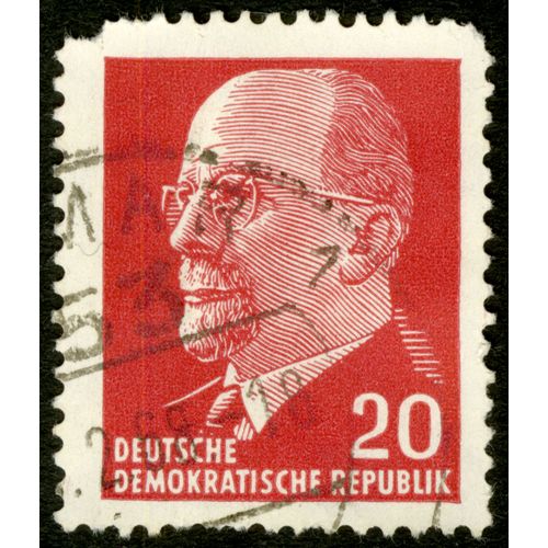 Timbre Oblitéré Deutsche Demokratische Republik 20