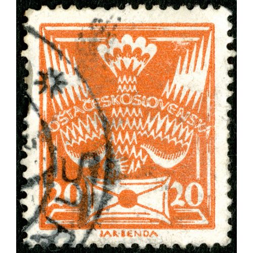 Timbre Oblitéré Posta Ceskoslovenska, 20