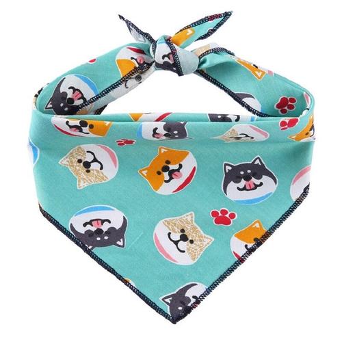 Bandana Triangle Réglable Pour Animaux De Compagnie,Motif Mignon,Chihuahua,Président,Mouchoir,Chiot,Coton Doux,Griffonnage,Serviette De Salive Pour Chien,Fournitures Pour Animaux De - Type S #F