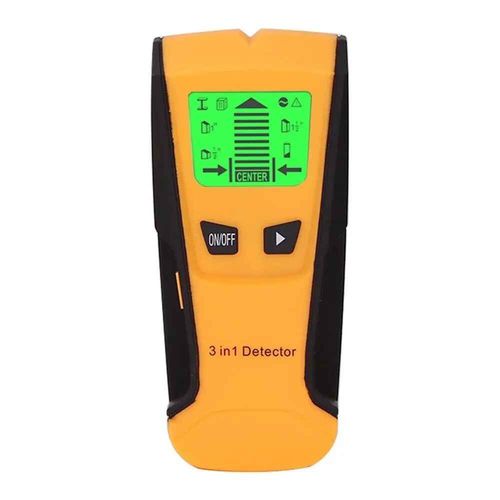 Détecteur de métaux électrique 3 en 1,recherche de métal,goujons en bois,tension alternative,poignées de fil sous tension,EAU mural,détecteur de boîte - Type Yellow #F