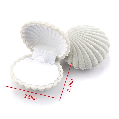 Poinboîte À Bijoux En Velours,Conteneur Pour Bagues De Mariage,Boucles D'oreilles,Collier,Bracelet,Présentoir,16 Styles,1 Pièce