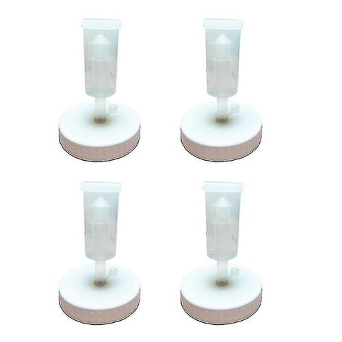 4pc Bouche Mason Pots Couvercles Couvercles De Fermentation Avec Sas Kit De Fermentation Pour Faire De La Choucroute En W (Haoyi)