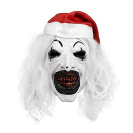 Terrifier Masque Clown Masque Effrayant Joker Costume Halloween Horreur Masque Effrayant Pour Adulte Hommes Femmes