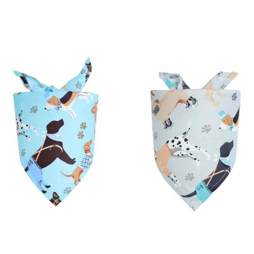 Bandana Réglable En Coton Pour Chien,20 Couleurs,Chiot,Animal De Compagnie,Collier,À La Mode,Cc1,Vente En,20 Pièces/Lot - Type 28x28x42cm #D