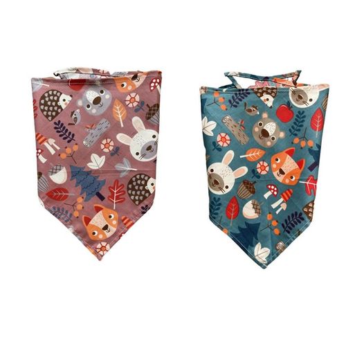 Bandana Réglable En Coton Pour Chien,20 Couleurs,Chiot,Animal De Compagnie,Collier,À La Mode,Cc1,Vente En,20 Pièces/Lot - Type 28x28x42cm #H