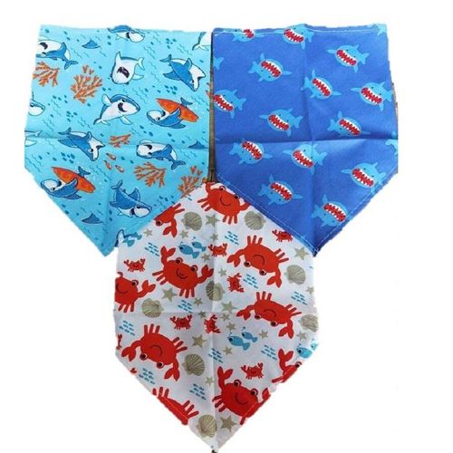 Bandana Réglable En Coton Pour Chien,20 Couleurs,Chiot,Animal De Compagnie,Collier,À La Mode,Cc1,Vente En,20 Pièces/Lot - Type 28x28x42cm #B