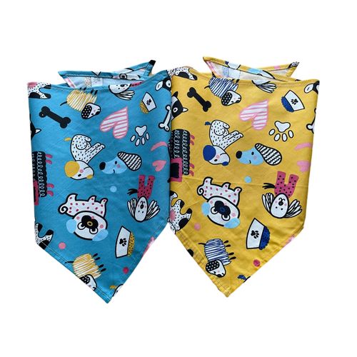 Bandana Réglable En Coton Pour Chien,20 Couleurs,Chiot,Animal De Compagnie,Collier,À La Mode,Cc1,Vente En,20 Pièces/Lot - Type 63x42x42cm #K