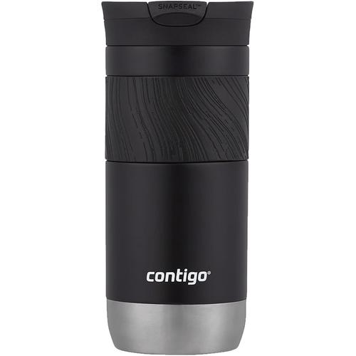 Byron 2.0 Snapseal Mug Isotherme Thermos café Unisex-Adult, Black, 470 ML