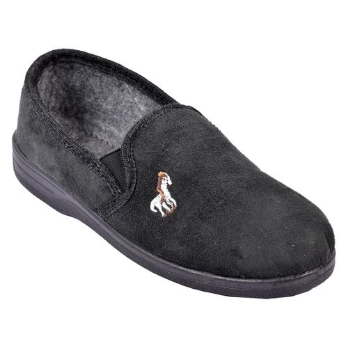 Pantoufle Suedine Premium Bamatex Noir