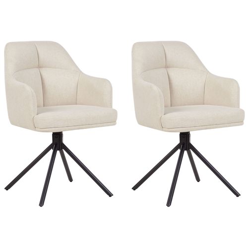 Lot De 2 Chaises Mira Beige