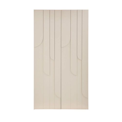 Armoire 2 Portes En Bois H200cm - Beige