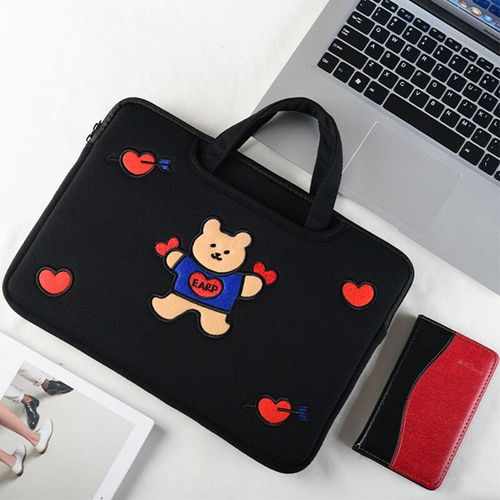 Juste mignonne pour ordinateur portable Bear,sacs de transport pour ordinateur portable,Macbook Air Pro 13 A2337 PC Lenovo Magicbook,11.6 pouces,12 pouces,13 pouces,14 pouces,15 pouces,15.6 pouces