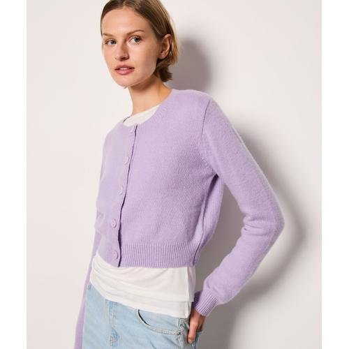 Gilet Court Boutonné - Gable - Xl - Mauve - Femme - Etam