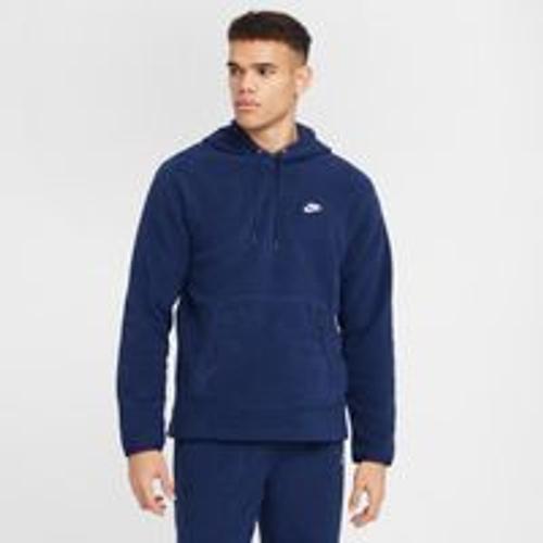 Sweat À Capuche D'hiver Nike Club Pour Homme - Bleu