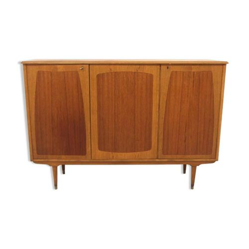 Buffet Scandinave En Teck Sude 1960 Bois