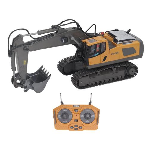 Ebtoy-Tracteur De Construction Rotatif Et Fonctionnel Pour Enfant, Jouet Avec Éclairage Et Musique, En Alliage, 2.4g Rc