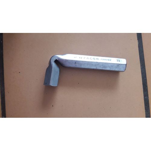 Clé a pipe ACIER SOLIDE 16 CM COMPACT N° 22 FACOM FRANCE 92 OUTIL DE 16 CM BIEN EN MAIN FORCE POUR DEVISSER VISSER SERRER LES GROS BOULONS ECROUS BRICOLAGE ET REPARATION FACILE