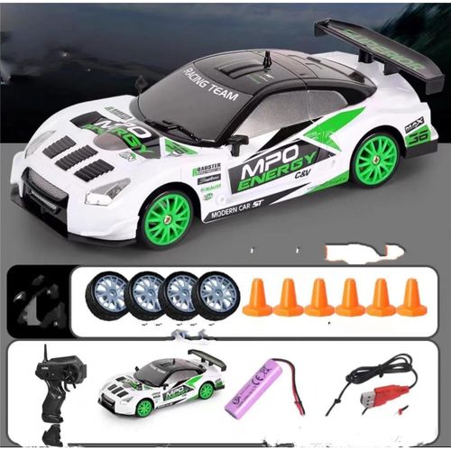 Piste GT500 - Jouet de voiture de course télécommandé pour enfants, Voiture de dérive RC, Modèle GTR, Gland 86, Véhicule versiRC, Cadeaux de Noël, 2.4G