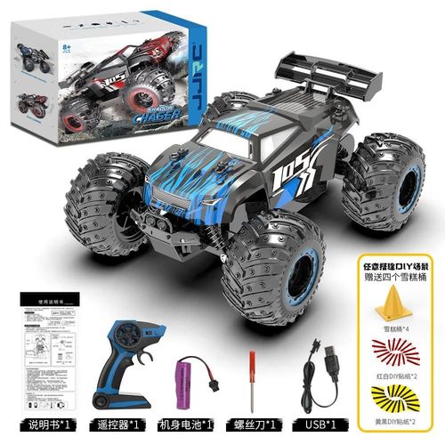 BLEU - Voiture télécommandée tout-terrain pour enfants, Camion RC, Véhicule de cross-country, Voitures d'escalade à grande vitesse, Jouet électrique, Cadeau pour enfants, 1:18
