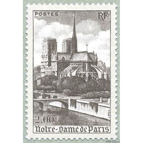 France 2016, Très Beau Timbre Neuf** Luxe Yvert 5050, 850ème Anniversaire De La Pose De La 1ère Pierre De La Cathédrale Notre-Dame De Paris.