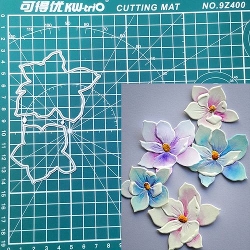 Dossier De Gaufrage 3d Mulan Flower Et Moule De Découpe,Impression De Cartes,Fournitures Décoratives,2023 - Type Ya-49-Dies