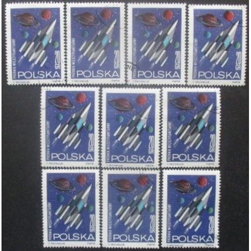 Pologne N°1406 X 10 Oblitéré