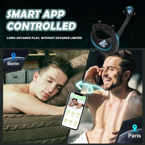 Masturbateur,Puissant anneau de pénis pour homme adulte, jouet