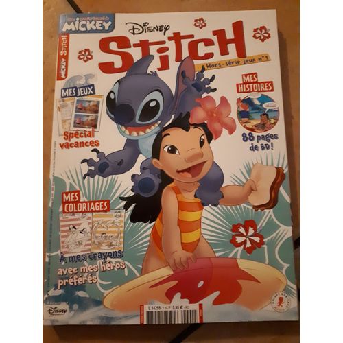 Mon Premier Journal De Mickey Hors Série Disney Stitch Jeux N°1