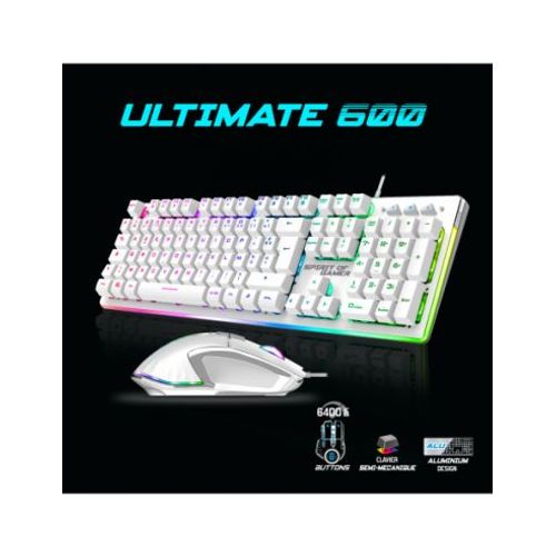 pack clavier-souris gamer rgb ultimate 600