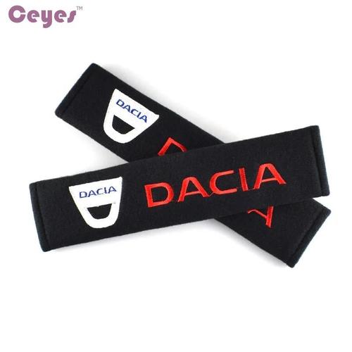 Pour Dacie - Housse De Ceinture De Sécurité En Coton, 2 Pièces/Lot, Étui De Style Automobile Pour Dacia Duster Logan Sandero Lodgy Stepway Mcv2, Accessoires