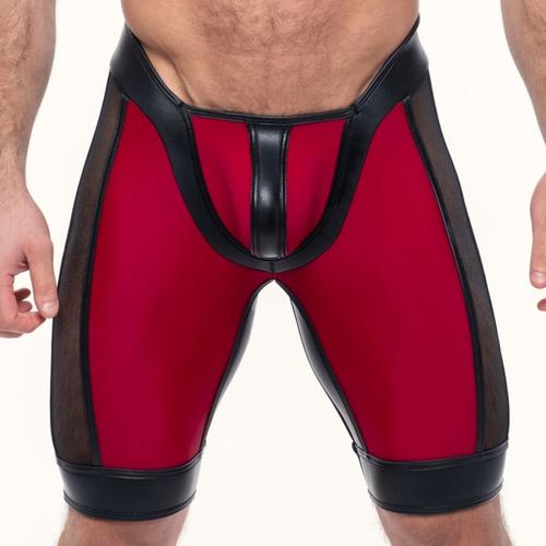 Boxer Sexy Short Orfeo Noir-Bordeaux Sparta's Harness