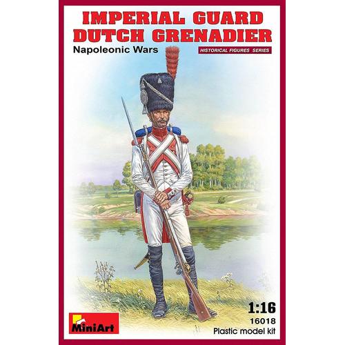 Miniart Echelle 1?: 16 ``Garde Impériale Néerlandais Grenadier Guerres Napoléoniennes Kit De Modèle En Plastique-Mini Art