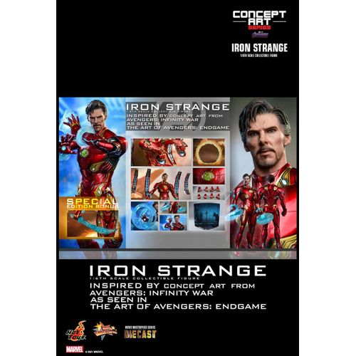Figurine Hot Toys Mms606d41 - Marvel Comics - Avengers : Endgame - Iron Strange Deluxe Version