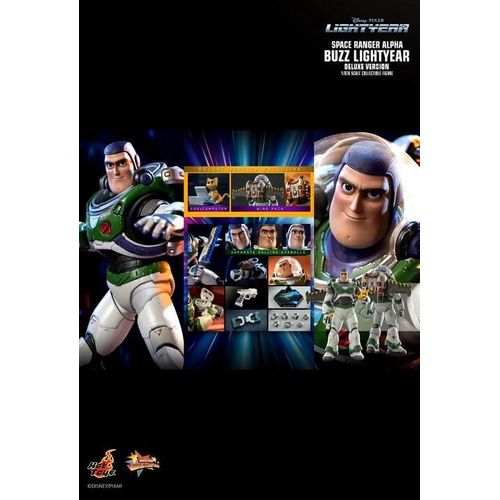 Figurine Hot Toys Mms635 - Disney Pixar - Lightyear - Space Ranger Alpha Buzz Lightyear Deluxe Version