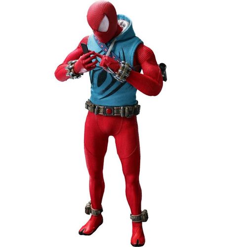 Figurine Hot Toys Vgm34 - Marvel Comics - Marvel's Spider-Man - Spider-Man Scarlet Suit Version