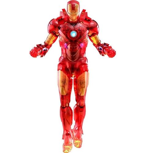 Figurine Hot Toys Mms568 - Iron Man 2 - Iron Man Mark Iv Holographic Version