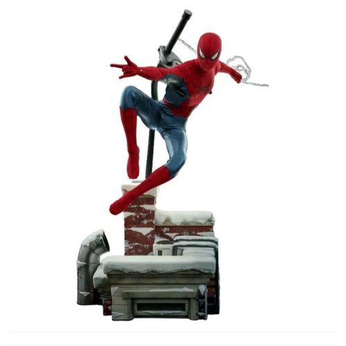 Spider-Man: No Way Home - Figurine Movie Masterpiece 1/6 Spider-Man (New Red And Blue Suit) (Deluxe Version) 28 Cm