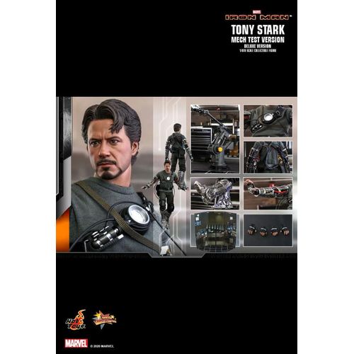 Figurine Hot Toys Mms582 - Marvel Comics - Iron Man - Tony Stark Mech Test Standard Version
