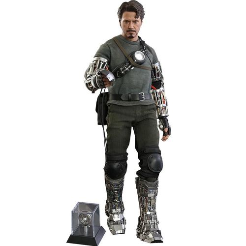 Figurine Hot Toys Mms581 - Marvel Comics - Iron Man - Tony Stark Mech Test Deluxe Version