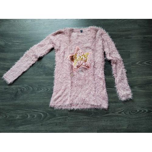 Pull Rose Pilou 12 Ans Kiabi